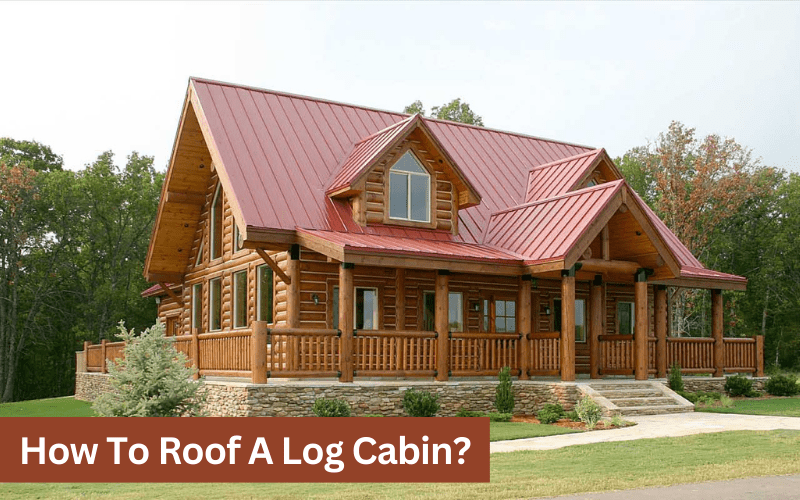 how to roof a log cabin