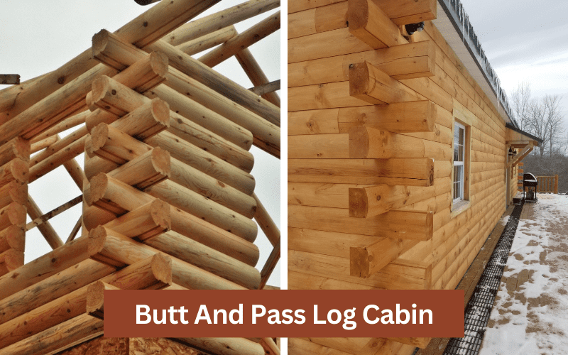 butt and pass log cabin