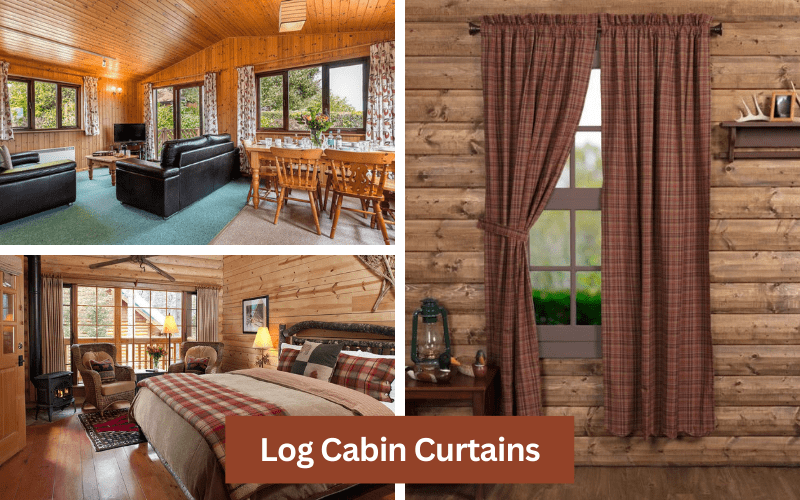 log cabin curtains
