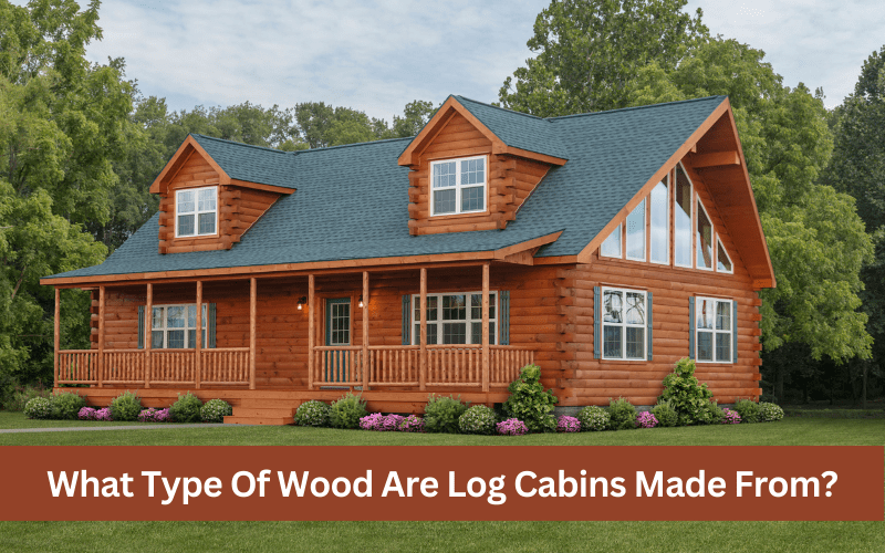 what type of wood are log cabins made from